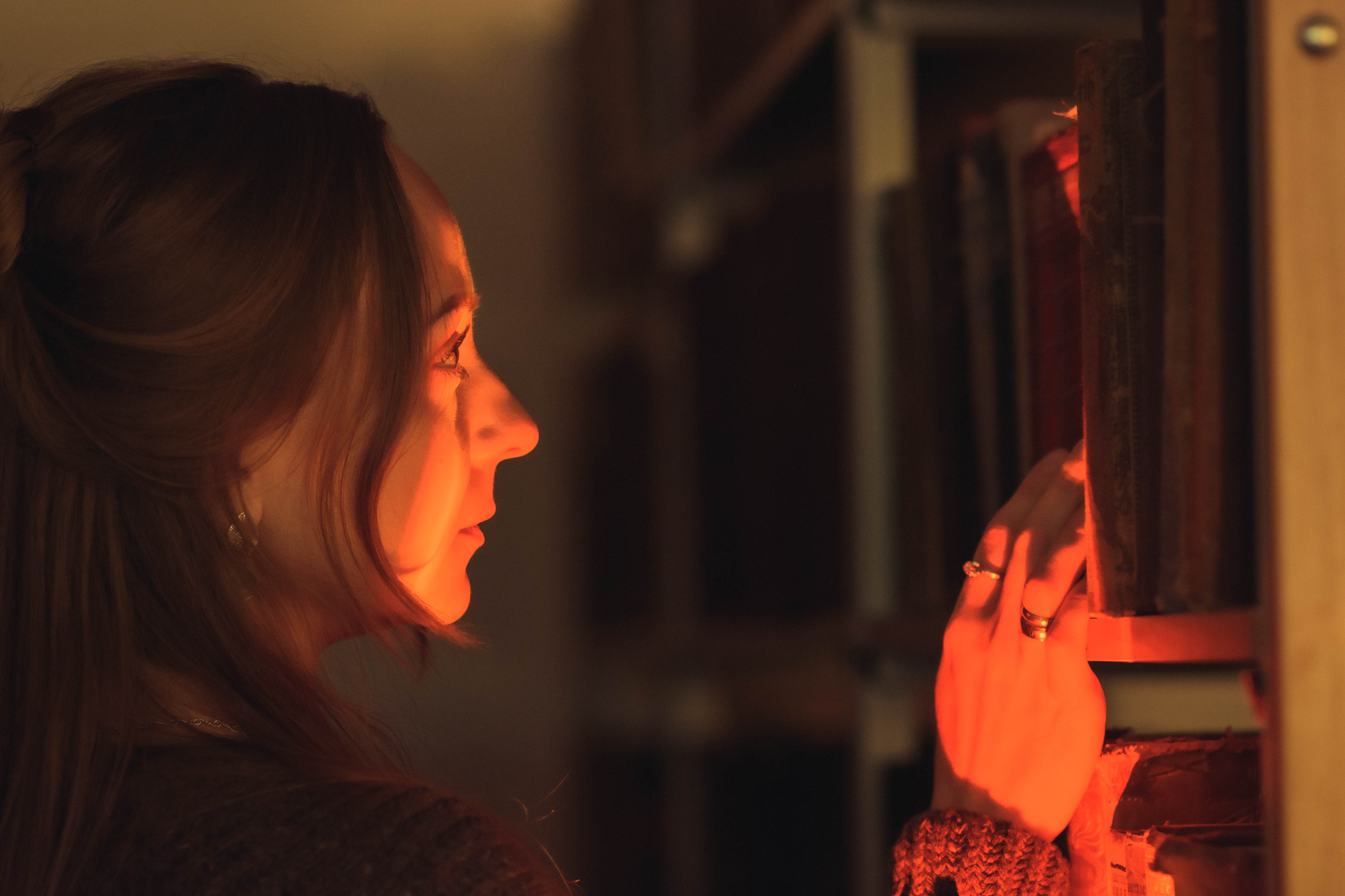 Фотосессия в библиотеке